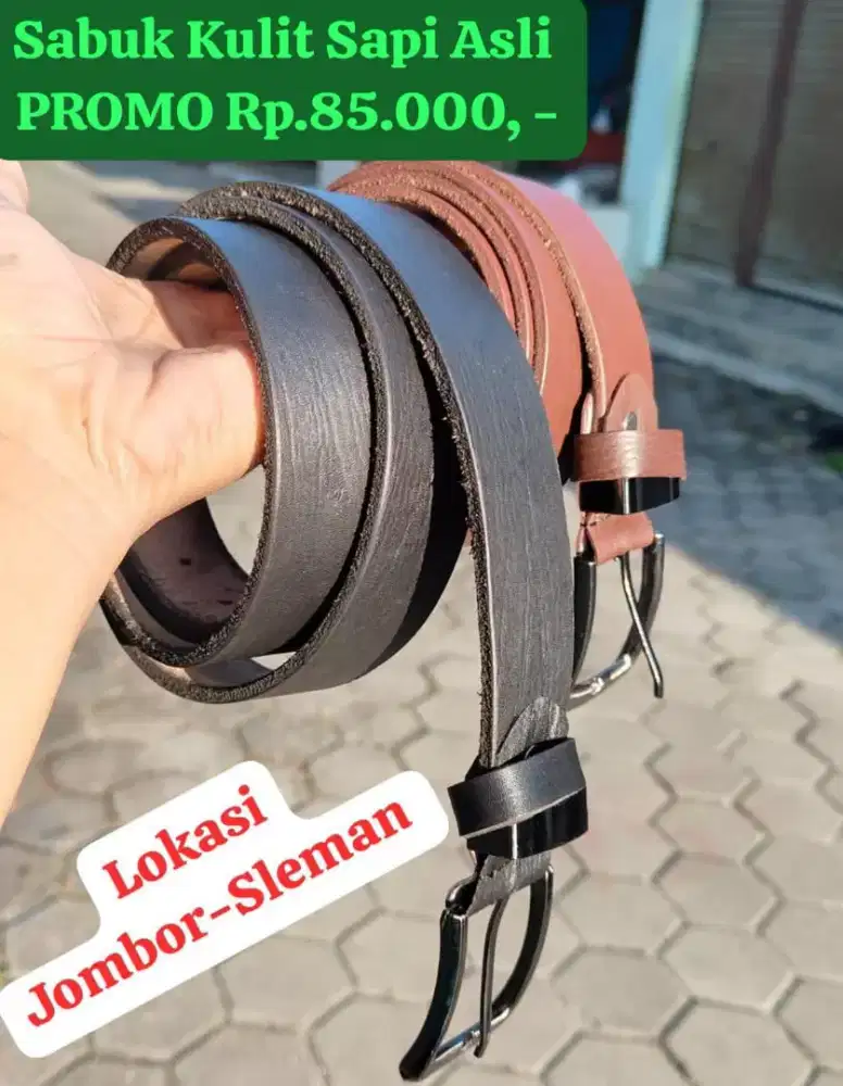 Sabuk Kulit Sapi asli 100%