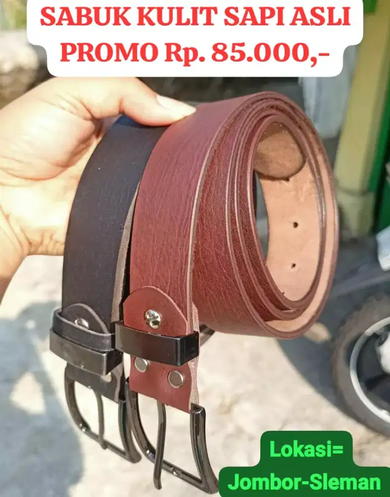 SABUK KULIT SAPI ASLI 100%