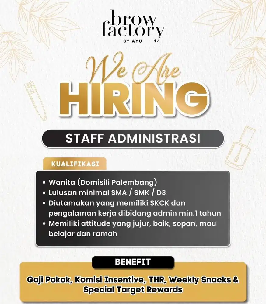 Staff administrasi
