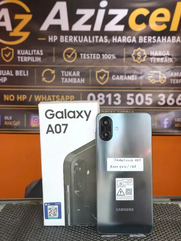 SAMSUNG A07 RAM 4+4/128