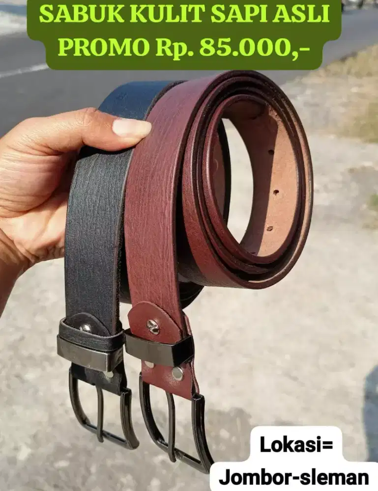 SABUK KULIT SAPI ASLI 100%