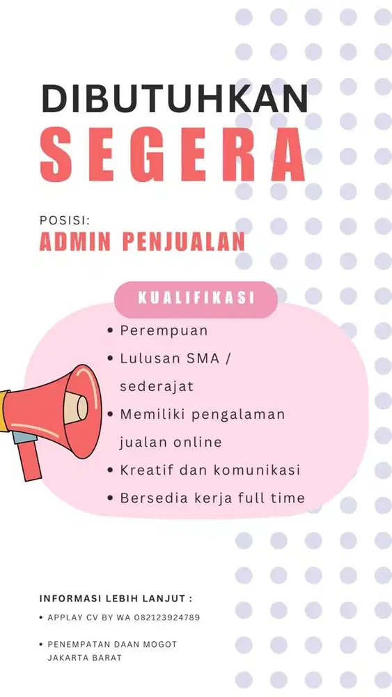 ADMIN PENJUALAN LAPTOP KHUSUS LAPTOP