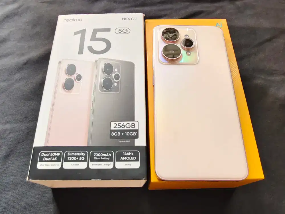 Realme 15 8/256 pemakaian 2 bulan