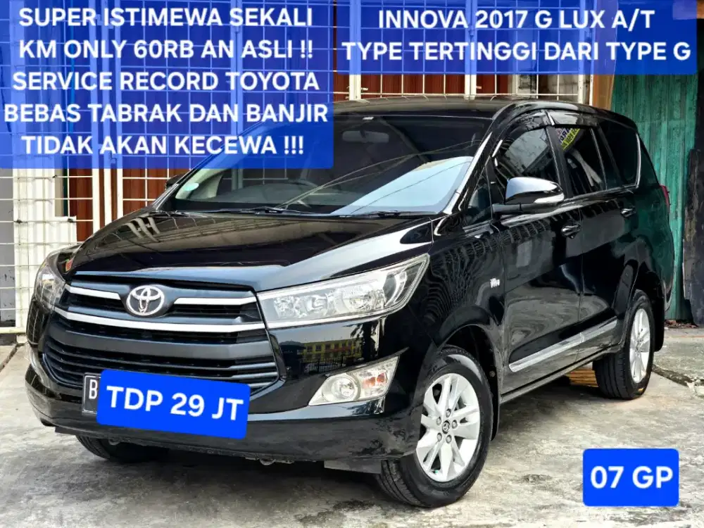Toyota Kijang Innova Reborn 2017 G Lux AT Automatic model 2018 V 2016