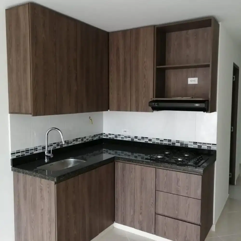 Kitchen set , Backdrop tv , Tempat tidur , Lemari