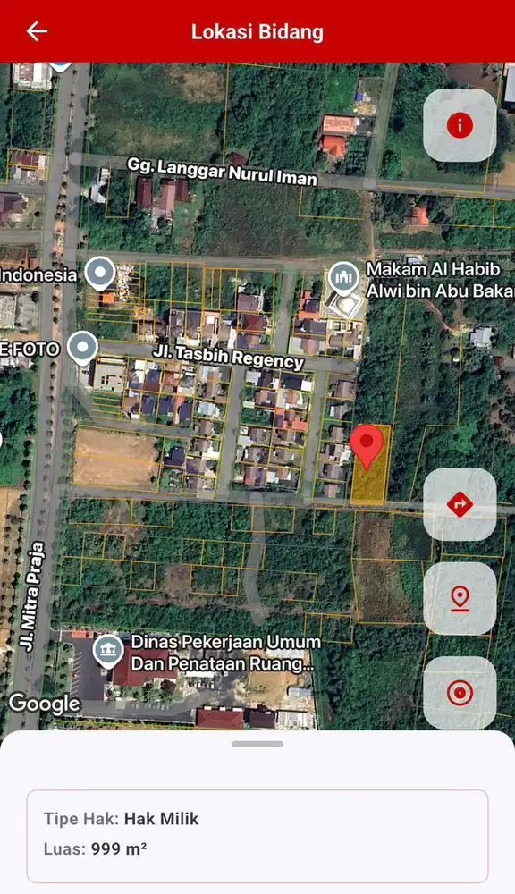 DIJUAL CEPAT! TANAH DI TRIKORA BANJARBARU