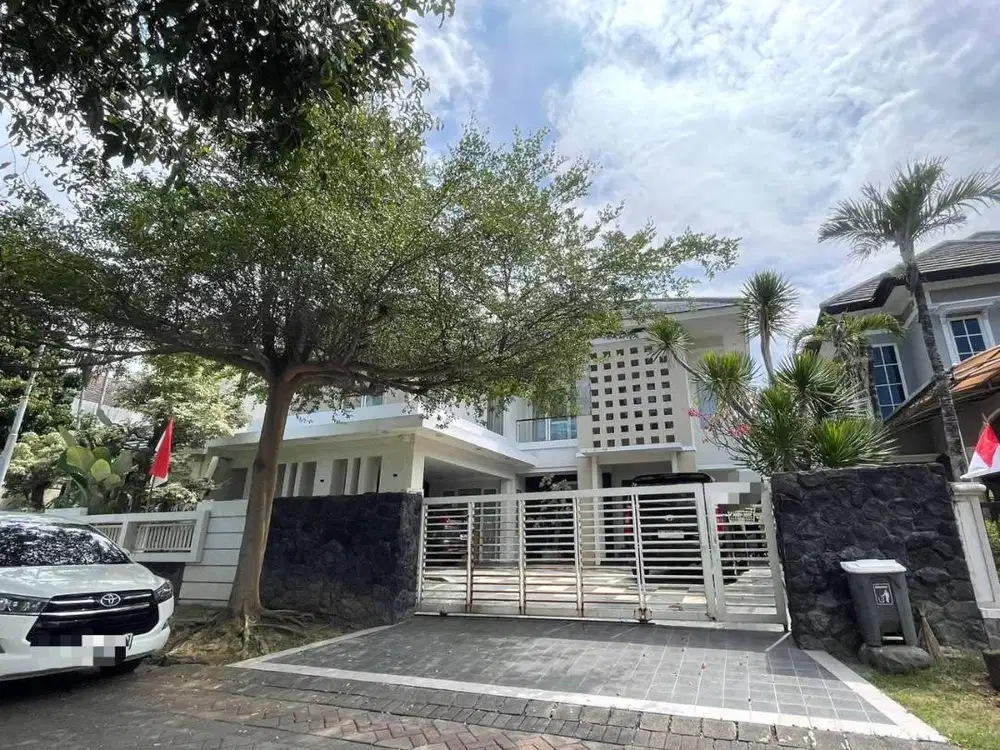Dijual Lelang Rumah Mewah Tropical di Villa Bukit Mas Surabaya Barat