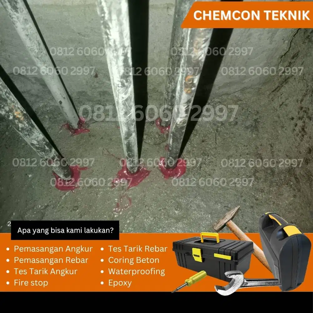 Jasa Pemasangan Besi Rebar Beton | Bor Tanam Besi