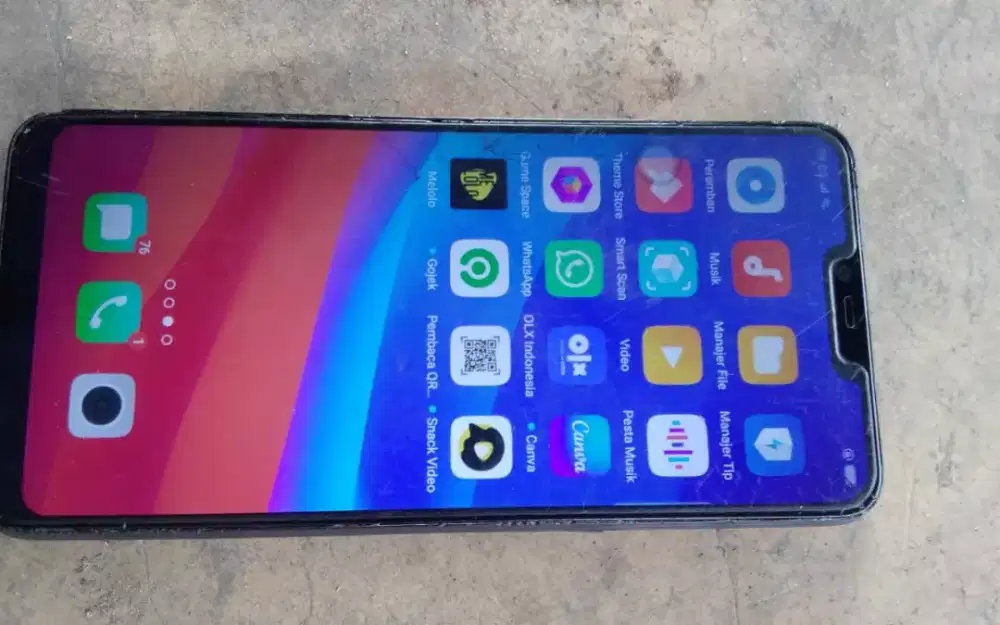 Hp Oppo A3s ram6 lokasi Cilebut bogor