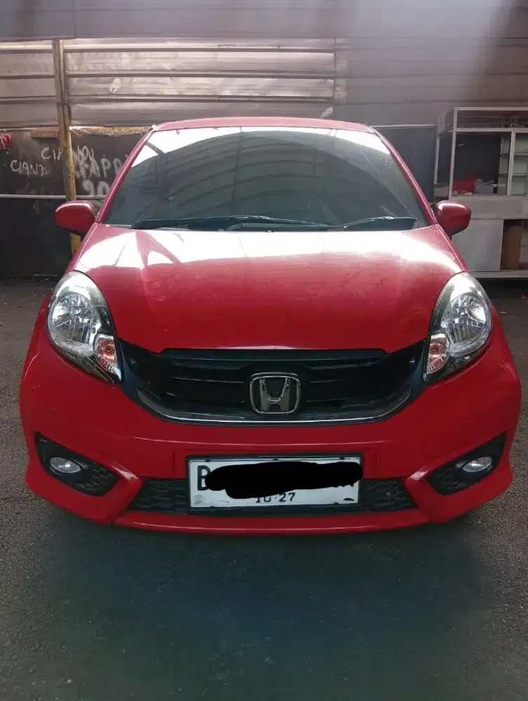 Honda Brio Satya E Matic Merah 2107 Nopol Ganjil