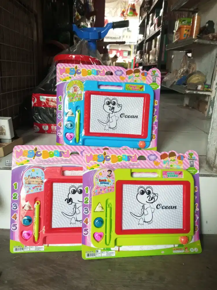Mainan Anak Papan Tulis Magnet