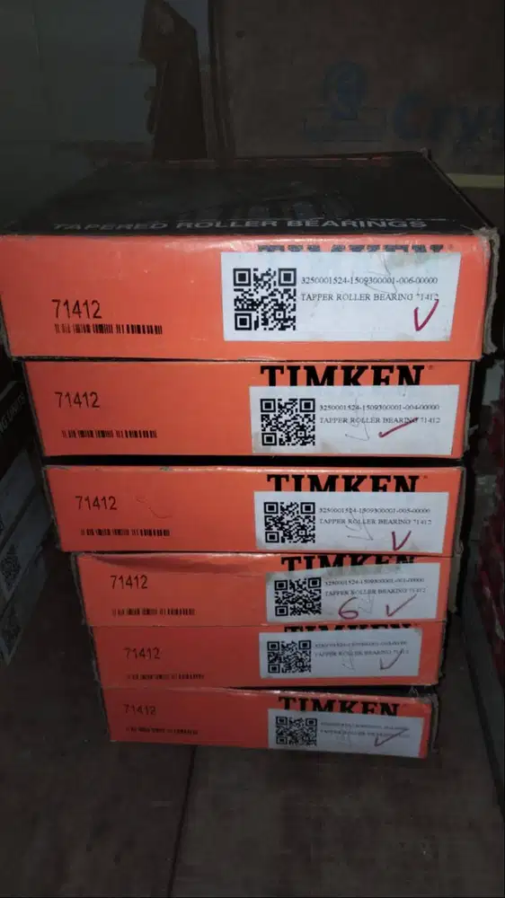 Tapper Roller Bearing 71412