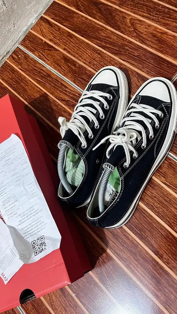 converse70s black white