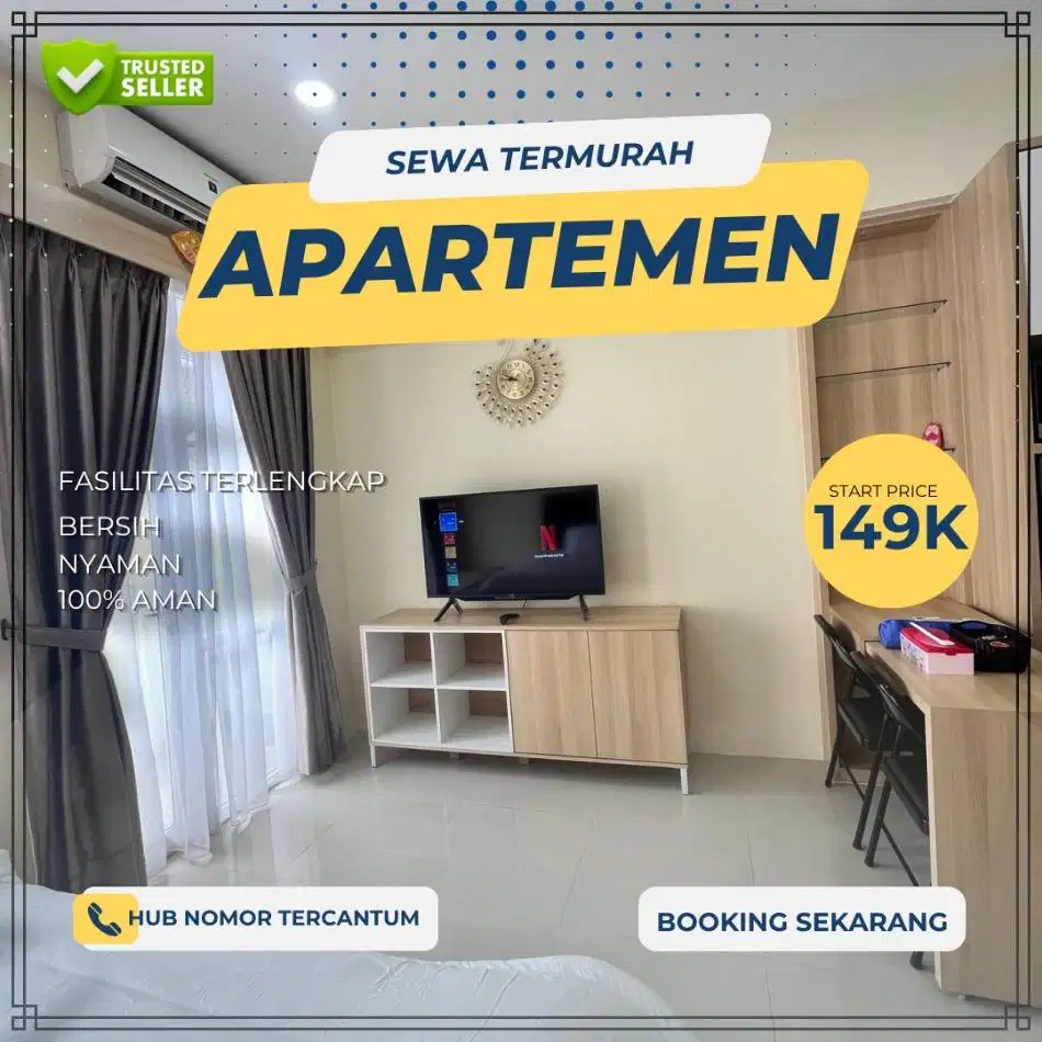 Sewa Apartemen Bintaro Icon Tangerang Selatan Harian/Transit Termurah