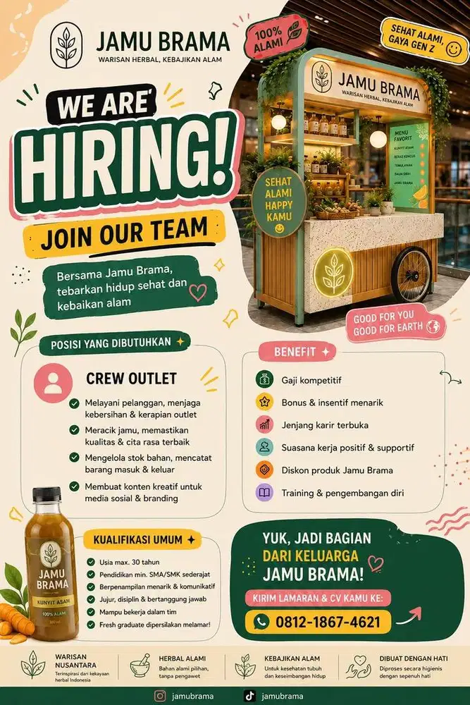 SPG Minuman Herbal/Jamu - Cibubur Junction Mall
