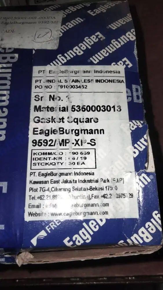 Gasket Square EAGLEBURGMANN 9592/MP-XI-S