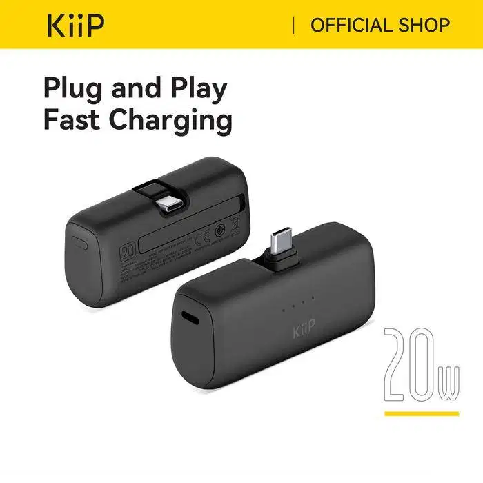 Powerbank Mini KiiP E61 (5000mAh) - Black