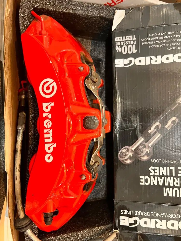 Big brake kit original Brembo CTSV 6 pot 355mm all new pajero sport