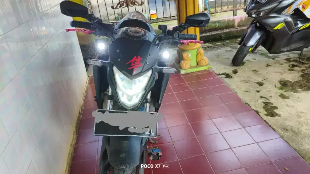 HondaCB street fire