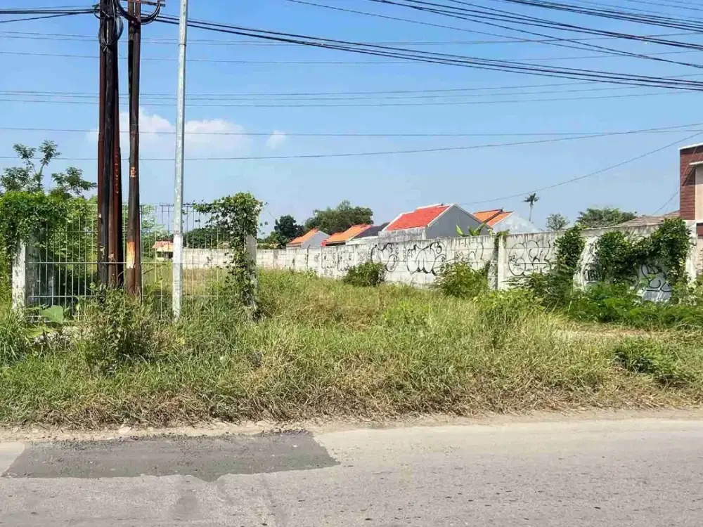 TEGAL DUKUHTURI TANAH STRATEGIS PINGGIR JALAN SEWA MURAH