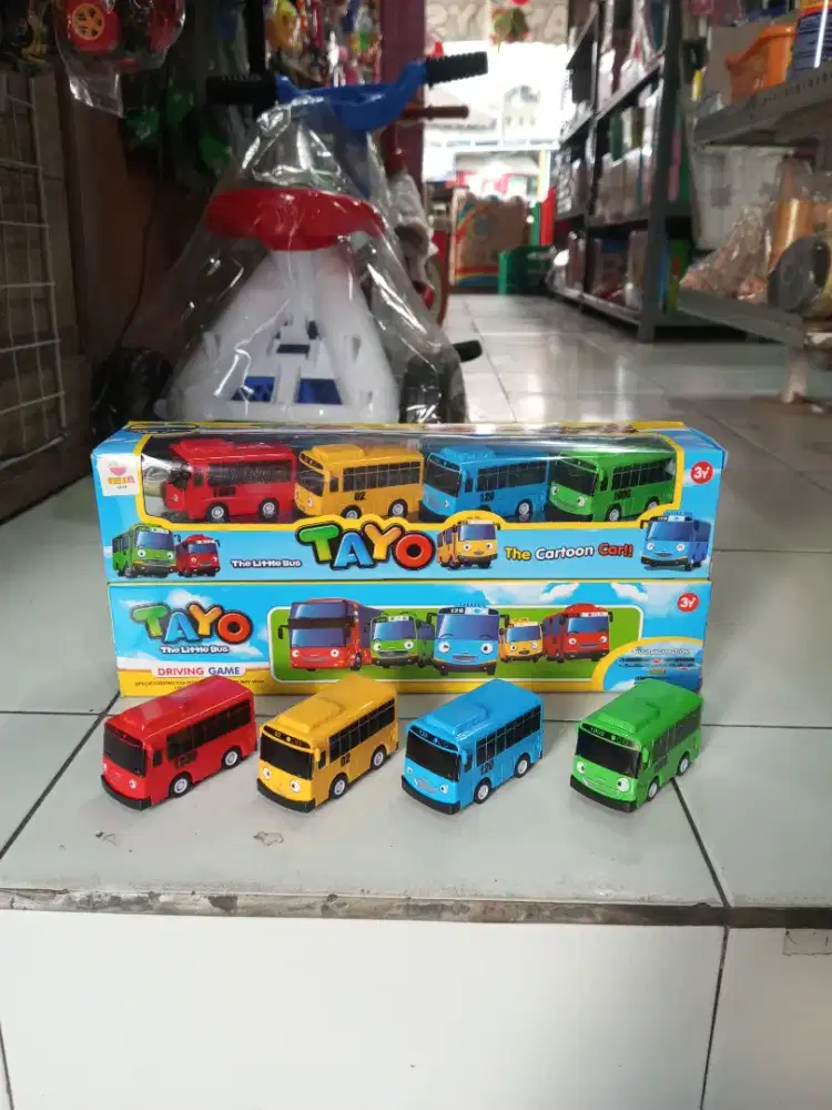 mainan anak bis Tayo isi 4