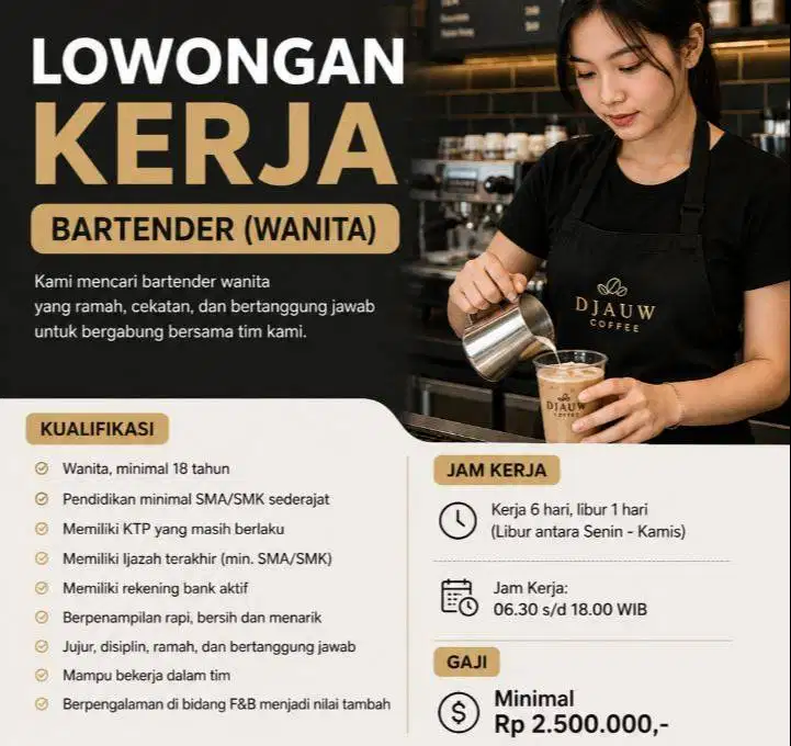 Bartender Wanita