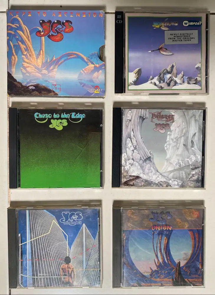 Dijual CD Progressive Rock (YES), sebanyak 8 keping (bundling)