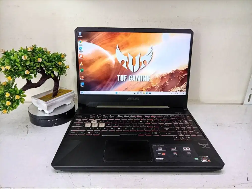 JUAL LAPTOP GAMING, Asus FX505DT Ryzen 5 3550H/16gb/512gb/15,6inci/GTX