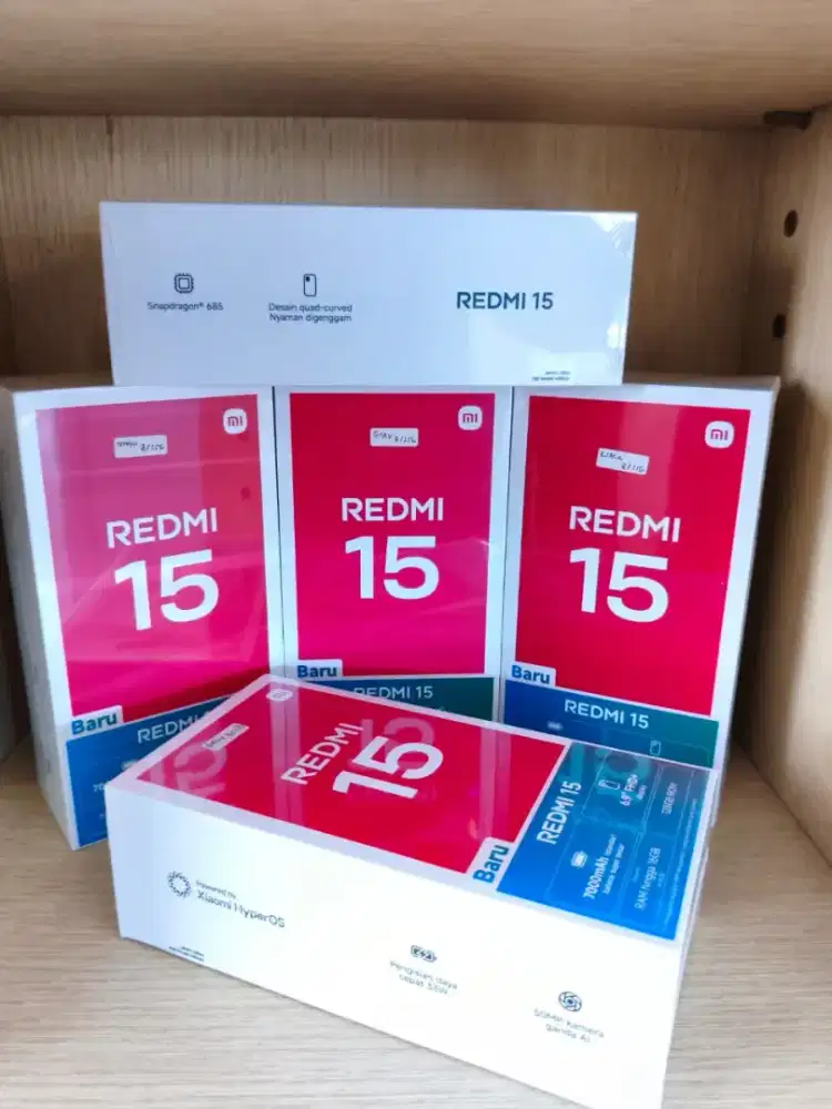 Redmi 15 7000mAh segelbox resmi ori