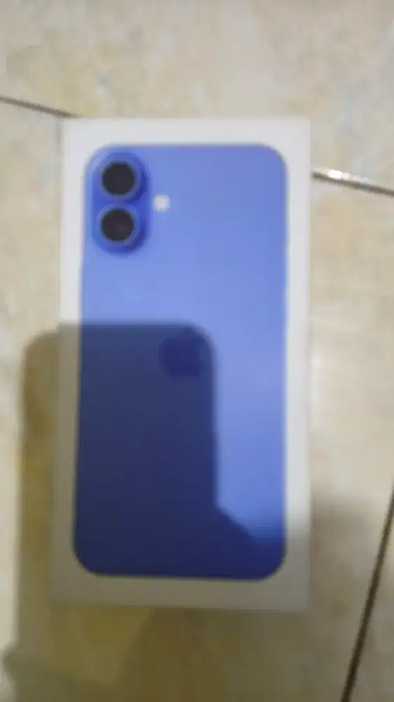Dijual iPhone 16plus Blue Marine 128Gb Second