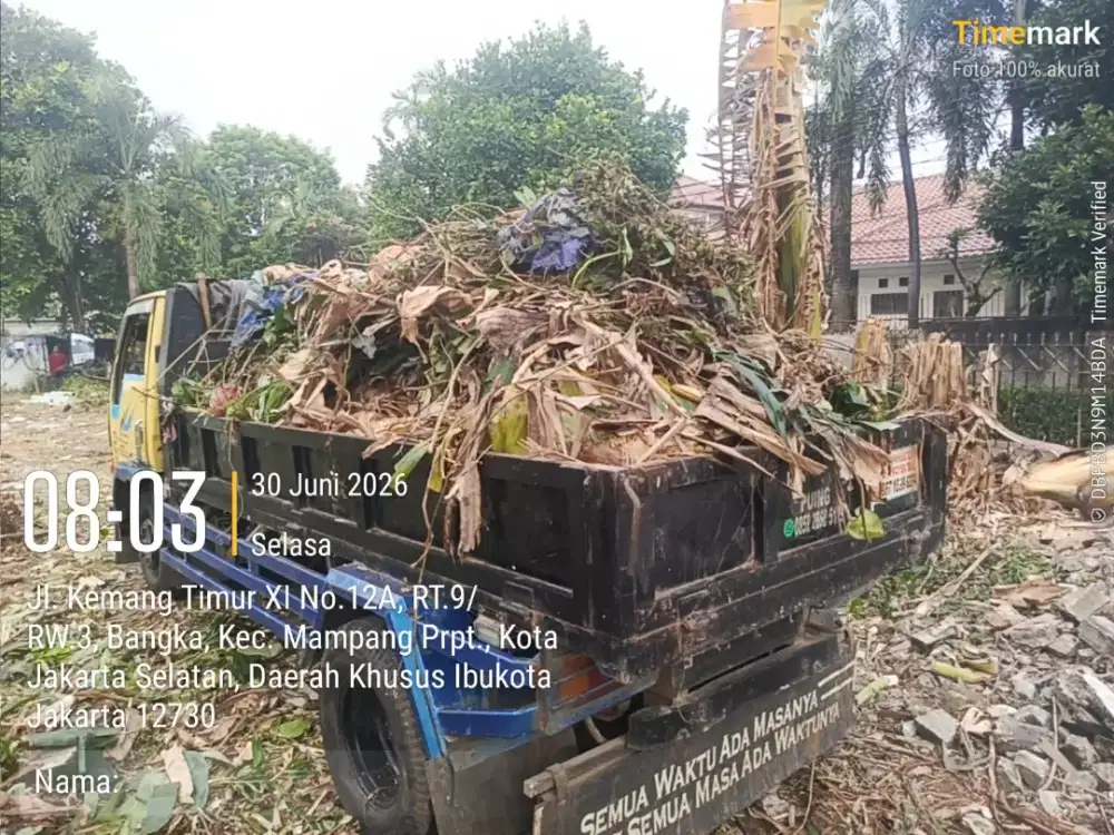 Jasa buang sampah proyek dan puing