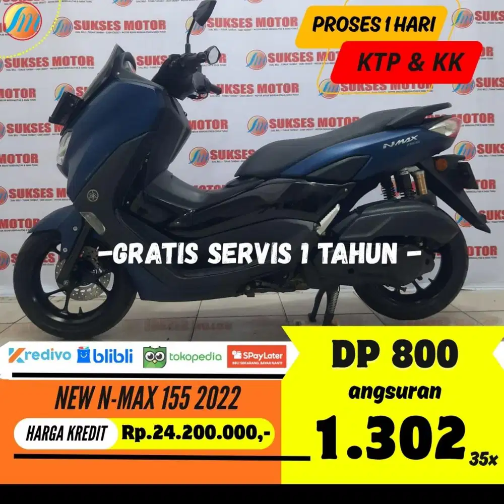 DP CUKUP 800RIBU YAMAHA NEW NMAX 155 2022 ANGSURAN TERJANGKAU