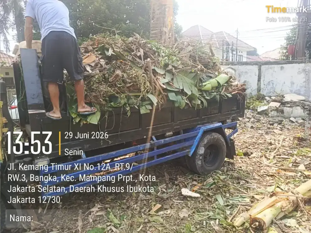 Jasa buang puing dan buang sampah