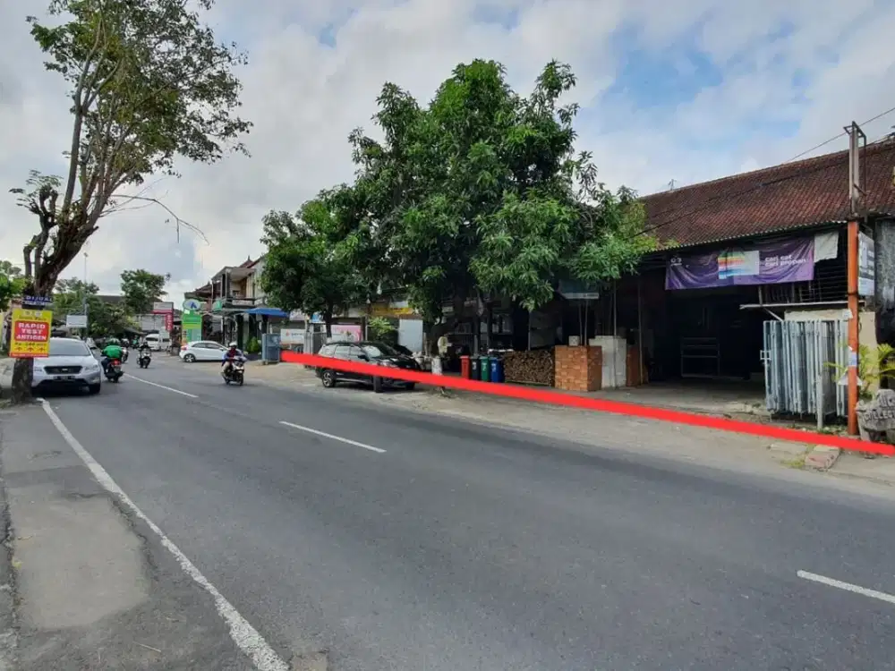 Tanah dan Bangunan Komersil di Raya Kerobokan, Jalan Utama Penghubung Seminyak - Umalas - Canggu