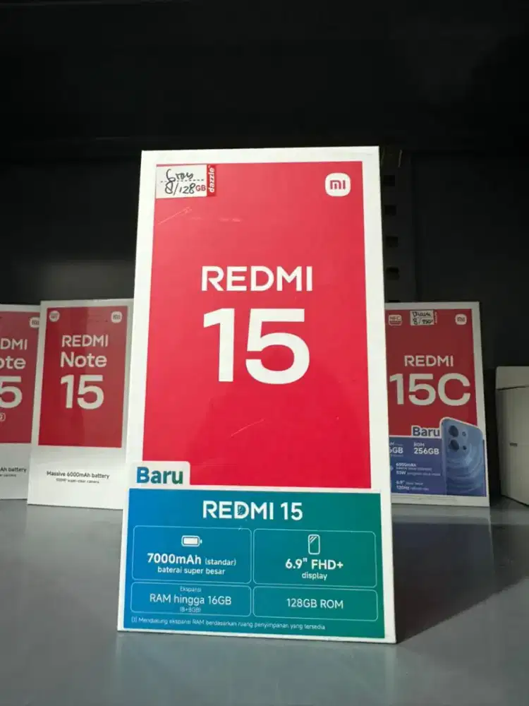 REDMI 15 8/128 GB HARGA MIRING
