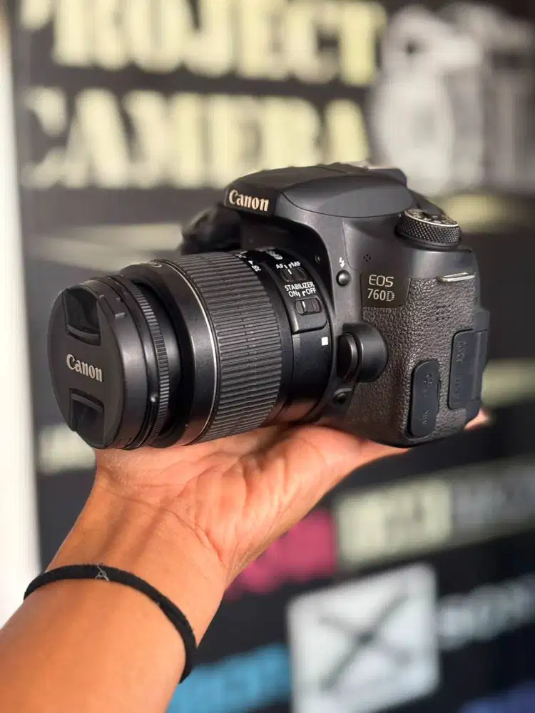 Canon 760D Kit 18-55 IS II Siap Pakai