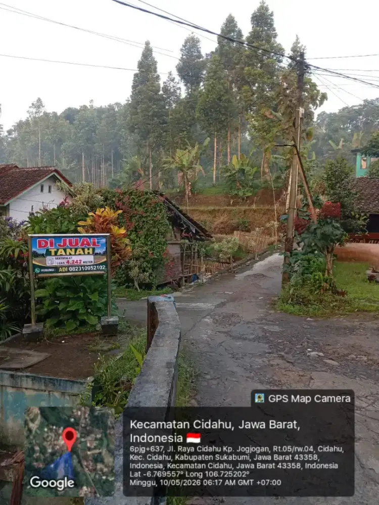 DIJUAL TANAH SHM CIDAHU VIEW GUNUNG SALAK