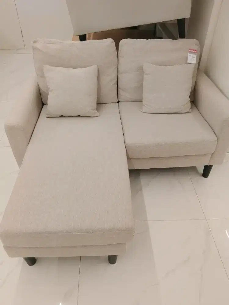 Tavor sofa 2 seater w/ottoman grey