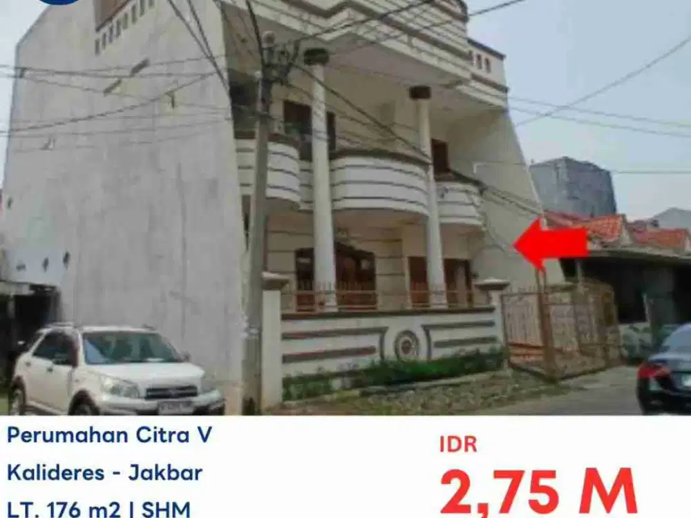 LELANG RUMAH DI CITRA 5 KALIDERES JAKARTA BARAT