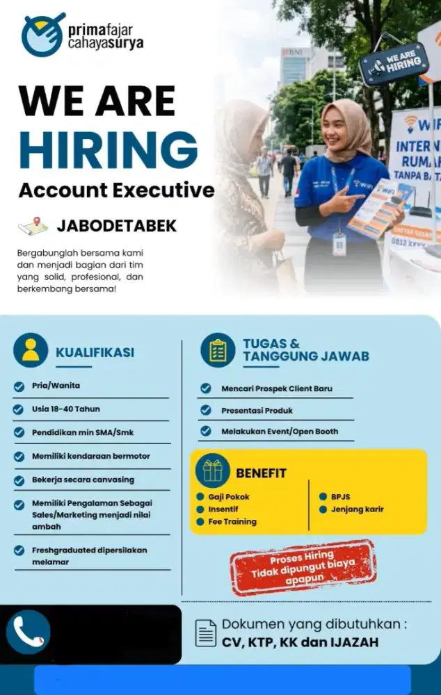 Account executive provider jabodetabek