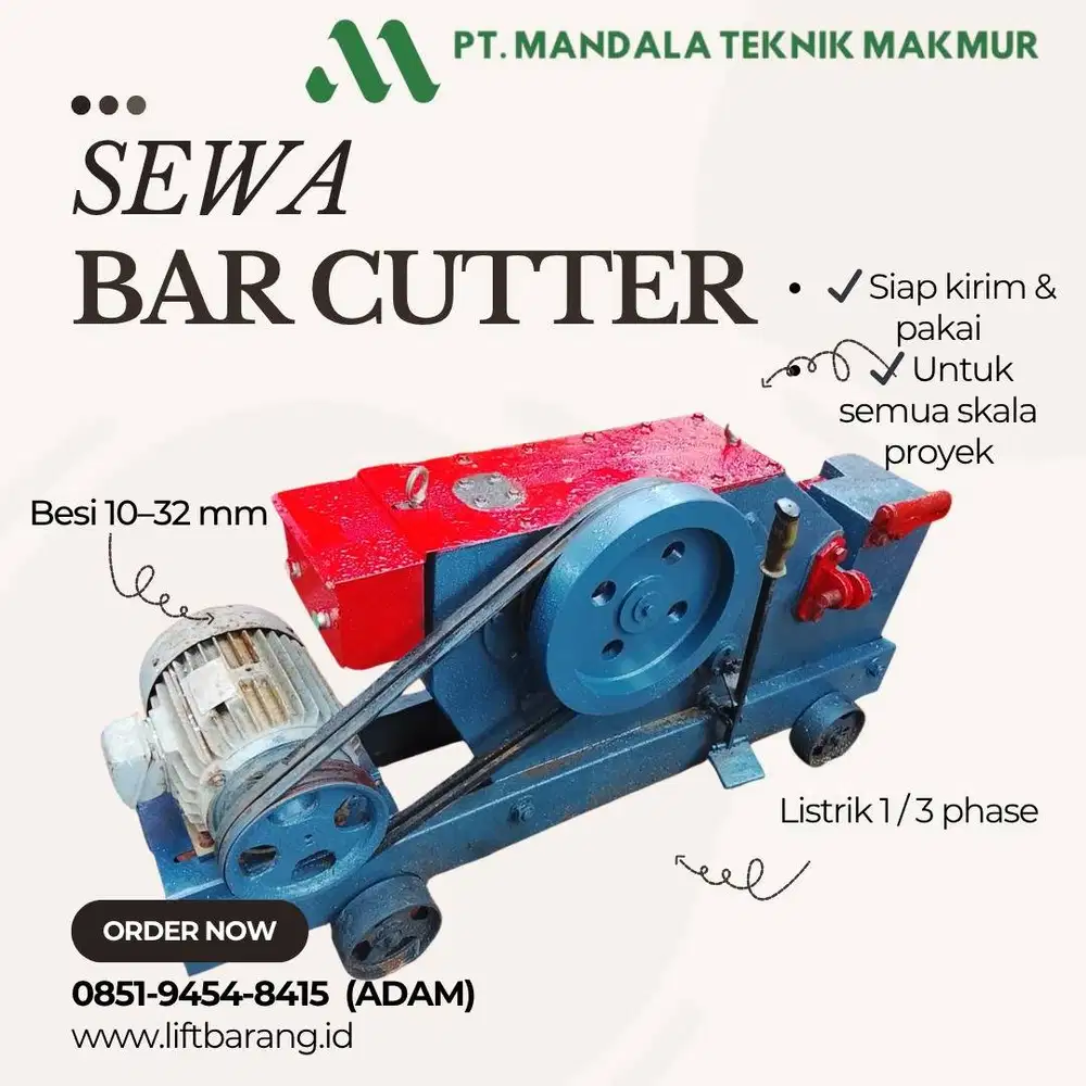 Sewa Bar Cutter Cikarang Selatan Bekasi Jawa Barat Area sekitarnya