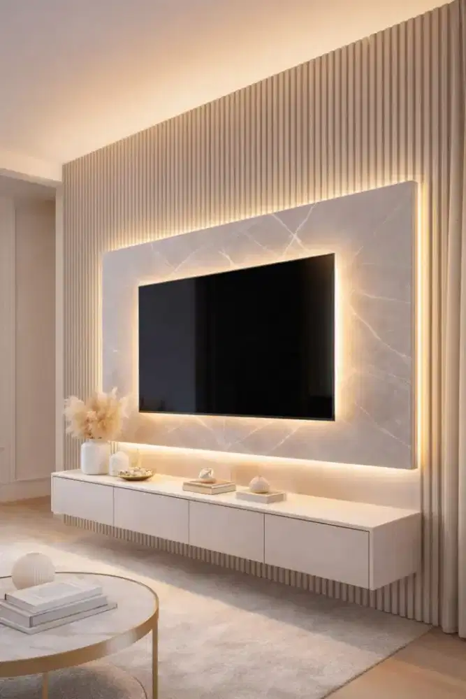 Backdrop tv termurah