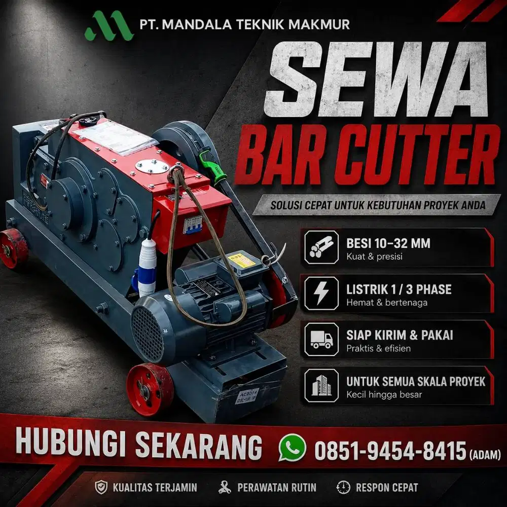 Sewa Bar Cutter dan Bar Bender Karawang Timur Karawang Jawa Barat