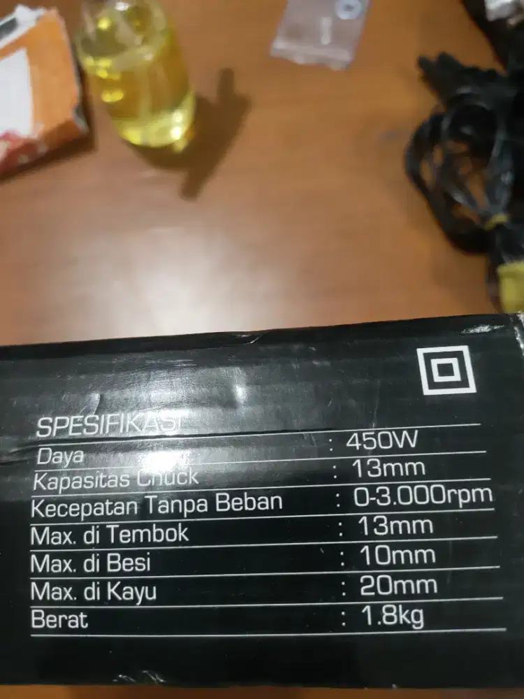 Bor Impact RYU RID 13RE 450W 13mm Bekas Mulus Siap Pakai