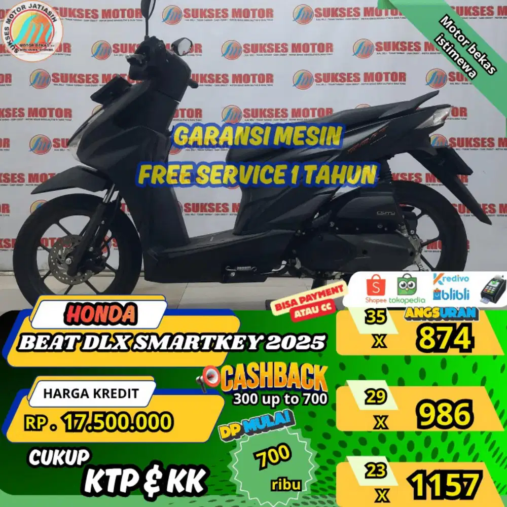 HONDA BEAT SMARTKEY 2025 PROMOPAMERAN SUKSES SYRTKTP & KK(SUKSESMOTOR)