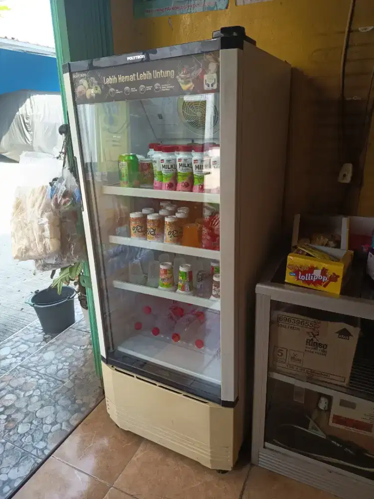 [SECOND] dijual cepat showcase polytron 1 pintu
