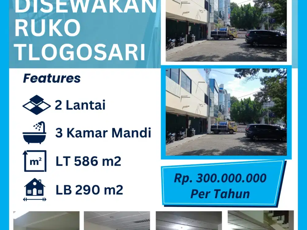 Ruko Lokasi Bisnis di Mt. Haryono, Semarang Tengah