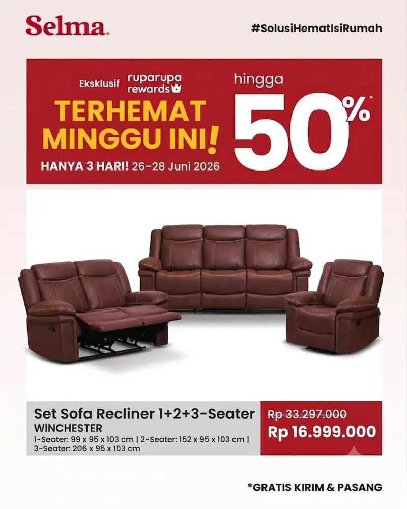sofa reclainer set winceshter