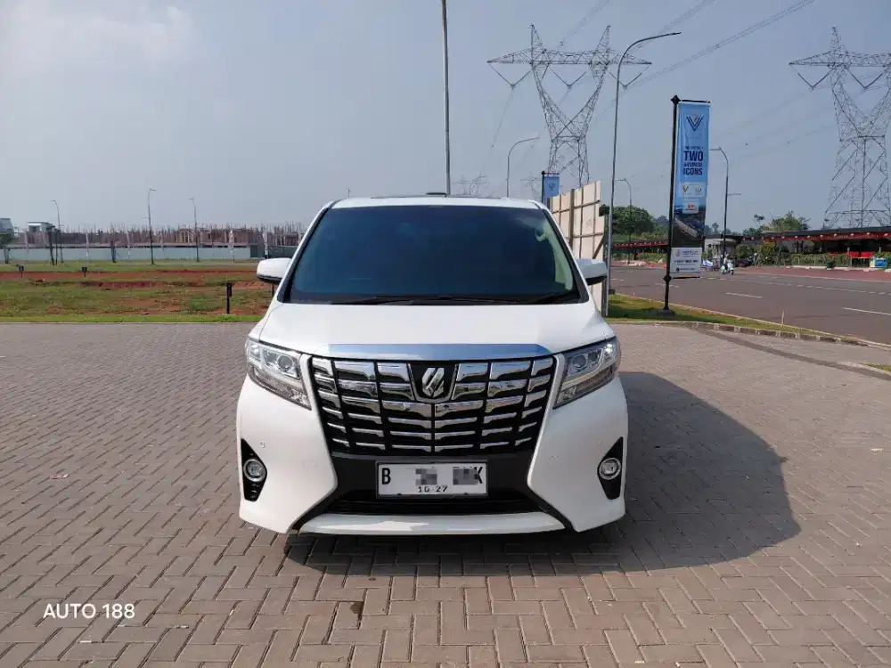 (LOW KM, SIMPANAN) TOYOTA ALPHARD G ATPM TAHUN 2017