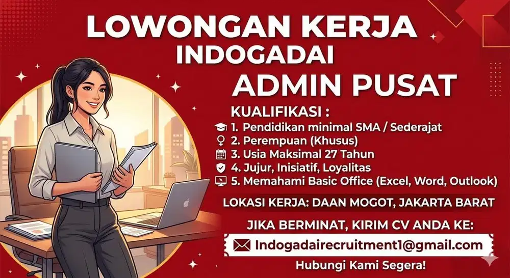 LOWONGAN ADMIN PUSAT